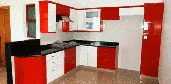 A Poland flag is partially obscured by the color blue, except in the center where the outline of the Twitter logo bird is seen. Hovering over this image plays a gif where the frame zooms into different red-white boundaries in a random image of a kitchen.